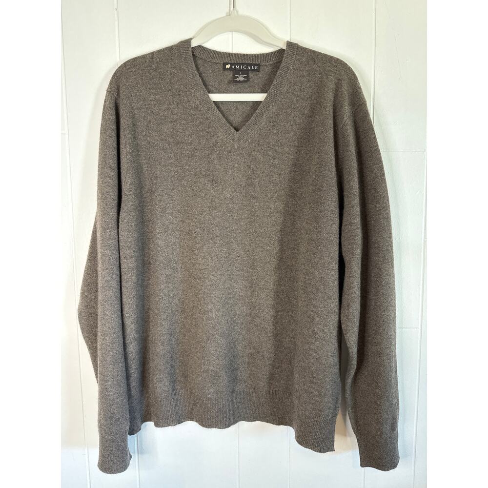 Amicale 100% cashmere sweater large